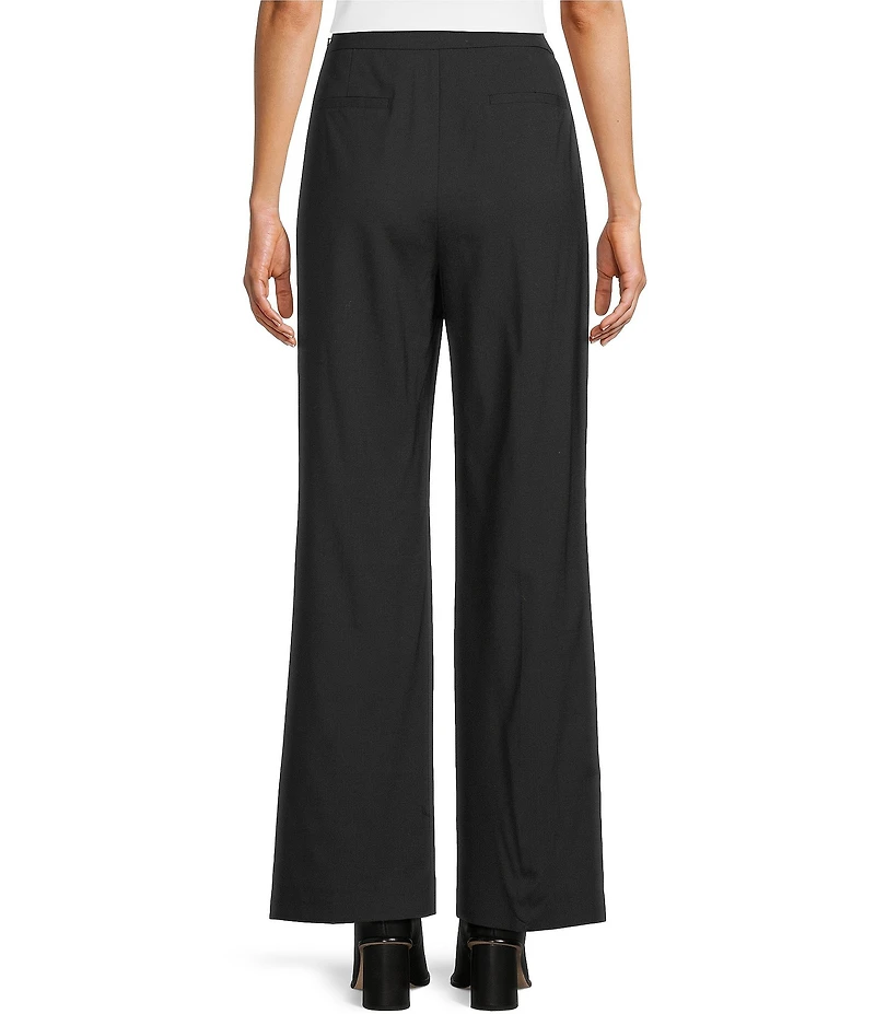 Antonio Melani Emma Straight Leg Flat Front Wool Blend Coordinating Pants