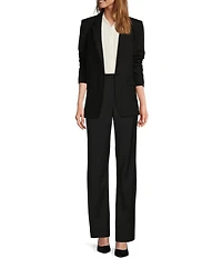 Antonio Melani Emma Straight Leg Flat Front Wool Blend Coordinating Pants