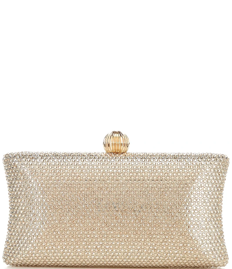 Antonio Melani Encrusted Rhinestone Minaudiere Clutch