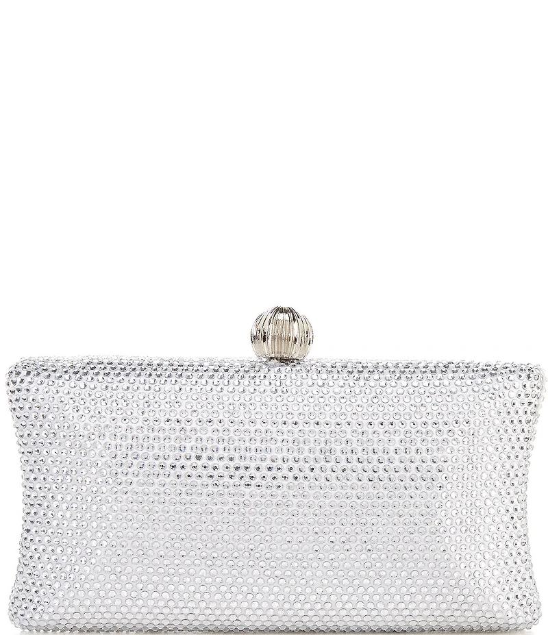Antonio Melani Encrusted Rhinestone Minaudiere Clutch