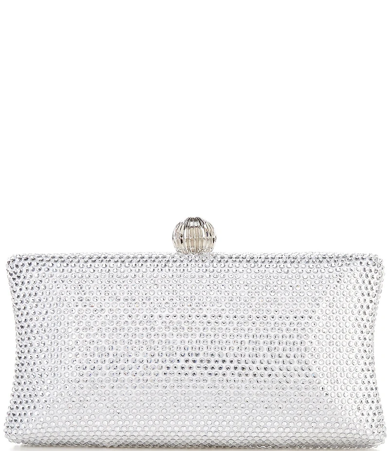 Antonio Melani Encrusted Rhinestone Minaudiere Clutch