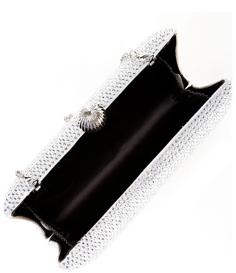 Antonio Melani Encrusted Rhinestone Minaudiere Clutch