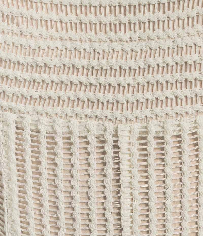 Antonio Melani Erina Crochet Lace Square Neck Sleeveless Dress