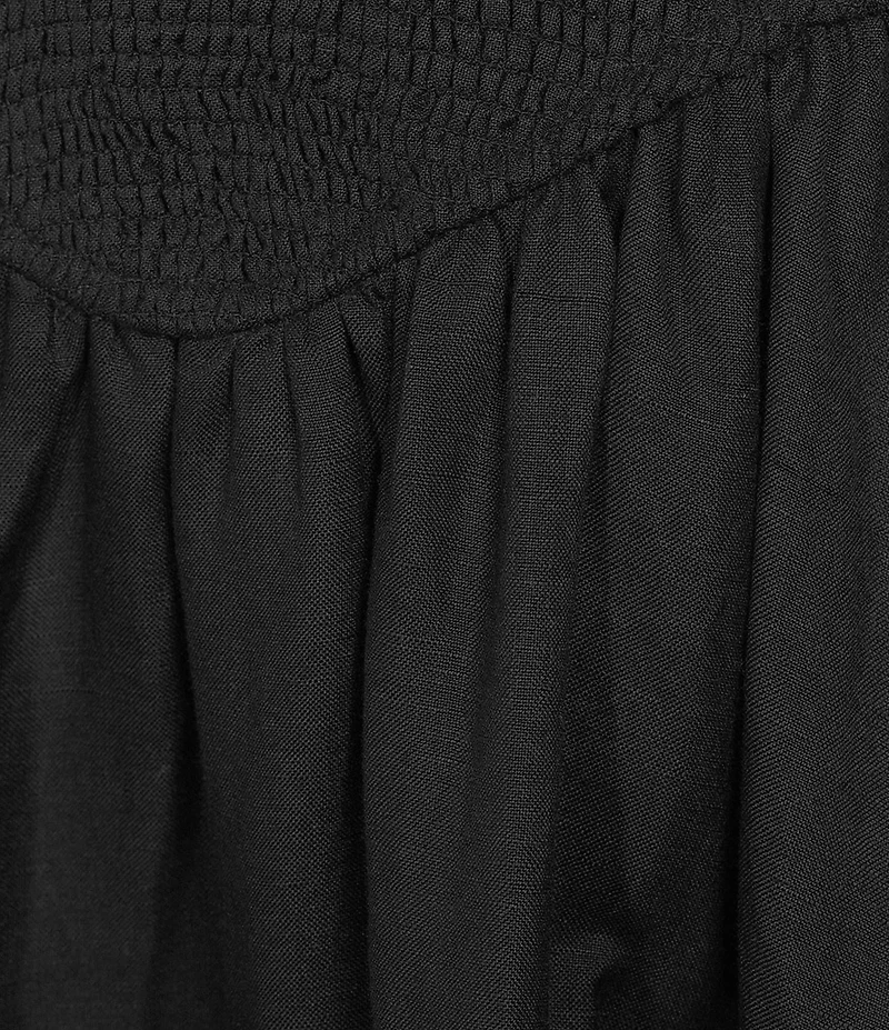 Antonio Melani Essie Linen Blend Square Neck Sleeveless Smocked Dress