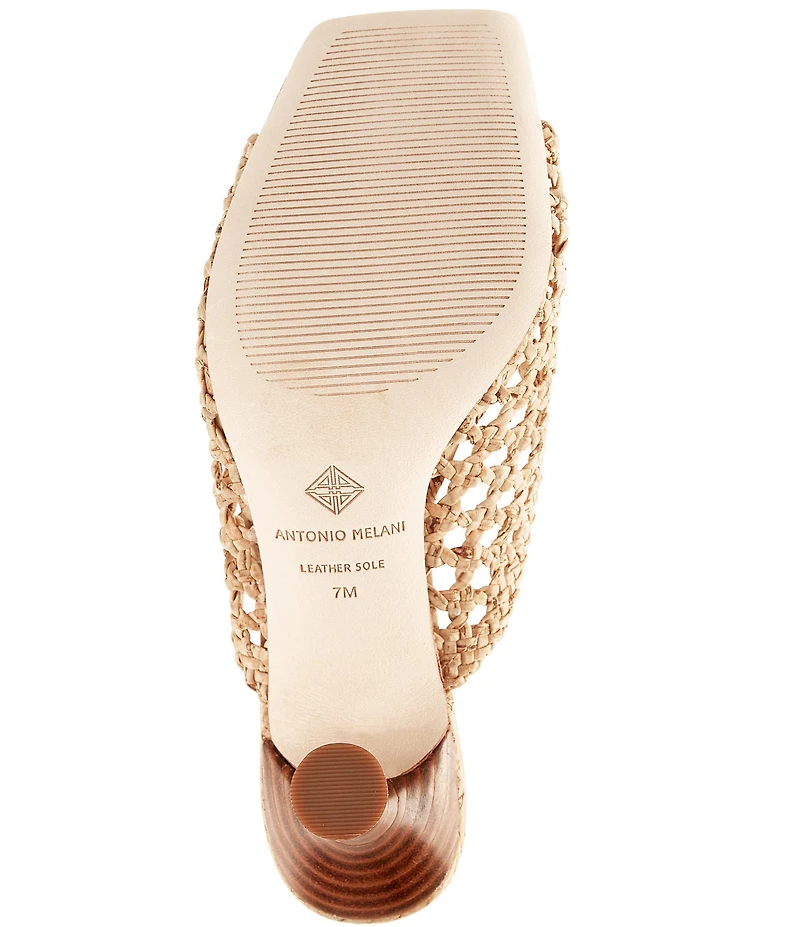 Antonio Melani Evelyne Cork Woven Dress Slide Sandals