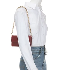 Antonio Melani Flap Accordian Shoulder Bag