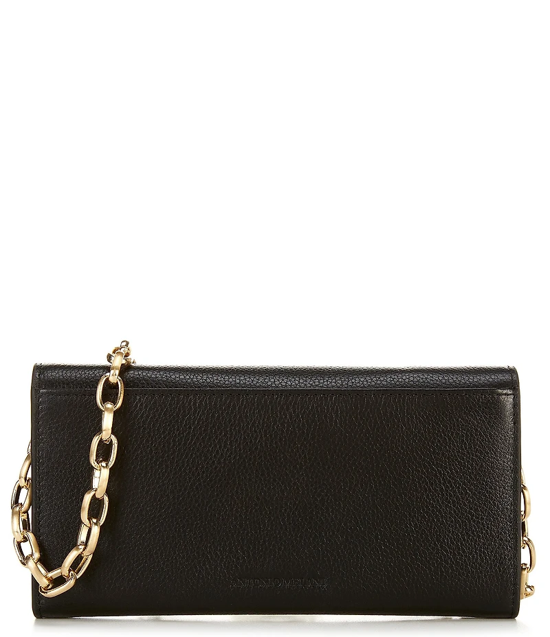 Antonio Melani Flap Accordian Shoulder Bag