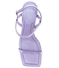 Antonio Melani Fran Embossed Patent Leather Strappy Dress Sandals