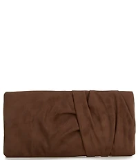 Antonio Melani Franny Suede Ruched Clutch
