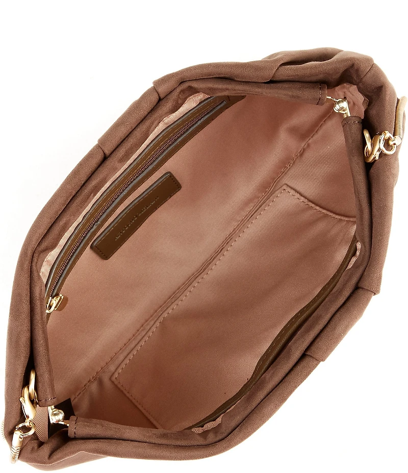 Antonio Melani Franny Suede Ruched Clutch