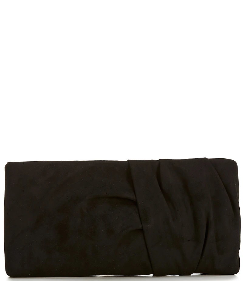 Antonio Melani Franny Suede Ruched Clutch
