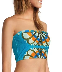 Antonio Melani Fresco Detachable Halter Strap Bandeau Swim Top