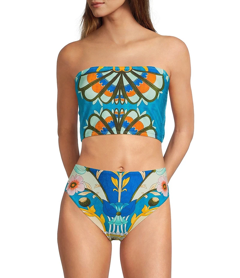 Antonio Melani Fresco Detachable Halter Strap Bandeau Swim Top