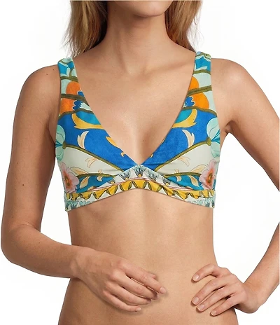Antonio Melani Fresco V-Neck Bralette Swim Top