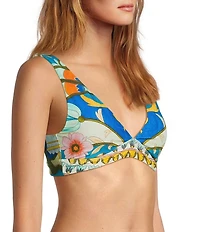 Antonio Melani Fresco V-Neck Bralette Swim Top