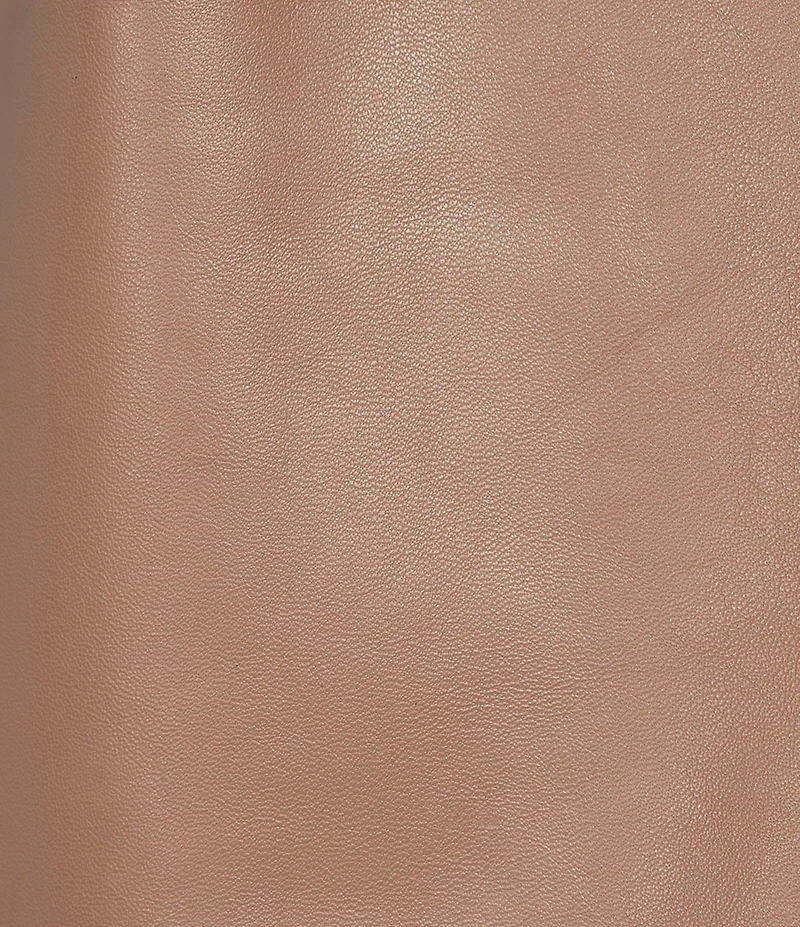 Antonio Melani Gabby Genuine Leather A Line Mini Skirt