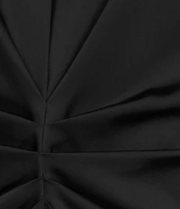 Antonio Melani Gabriella Crew Neck Short Sleeve Satin Maxi Dress