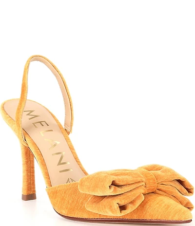 Antonio Melani Gentry Velvet Bow Slingback Pumps