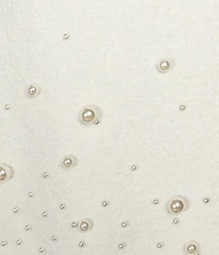 Antonio Melani Gia Coordinating A-Line Pearl Detailing Mini Skirt