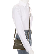 Antonio Melani Gigi Contrast Stitch Crossbody Bag