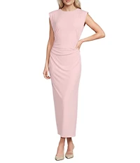 Antonio Melani Gracie Ruched Jersey Maxi Dress