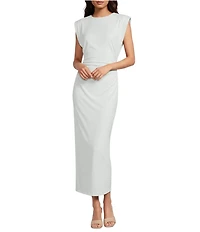 Antonio Melani Gracie Ruched Jersey Maxi Dress