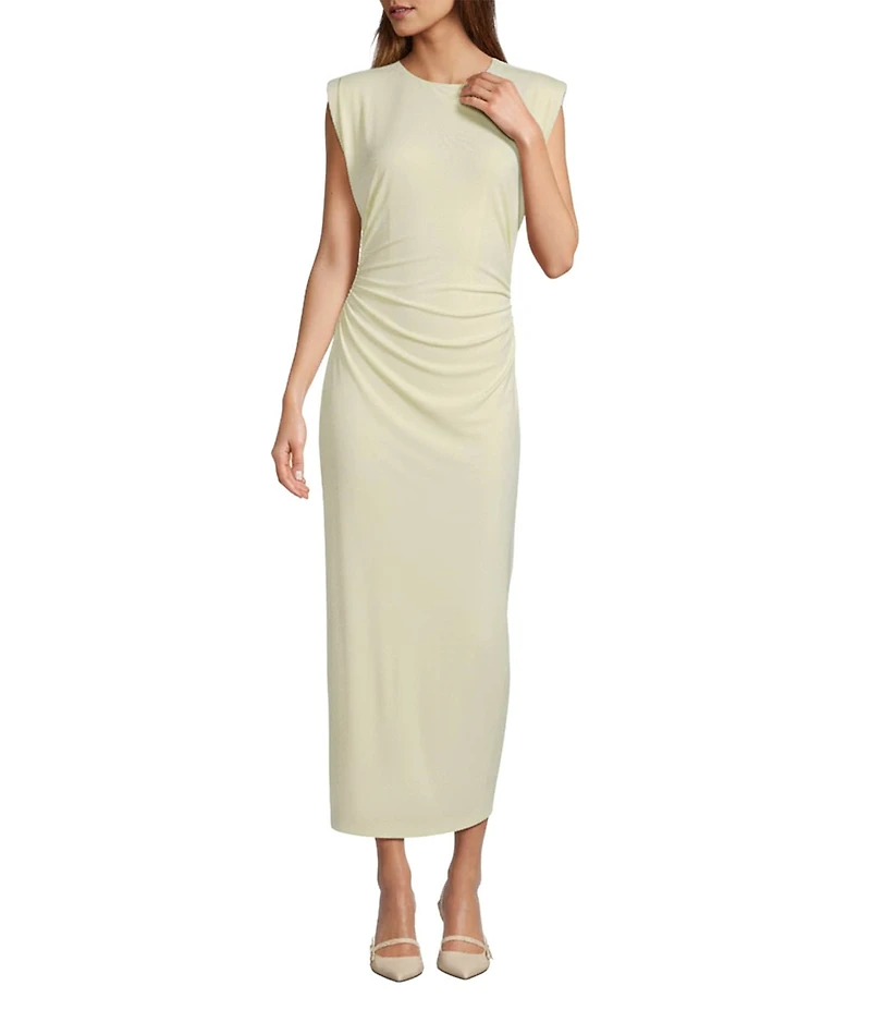 Antonio Melani Gracie Ruched Jersey Maxi Dress