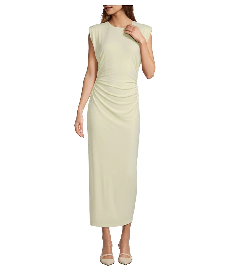 Antonio Melani Gracie Ruched Jersey Maxi Dress