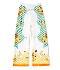 Antonio Melani Hadley Coorinating Fruit Printed Satin Pants