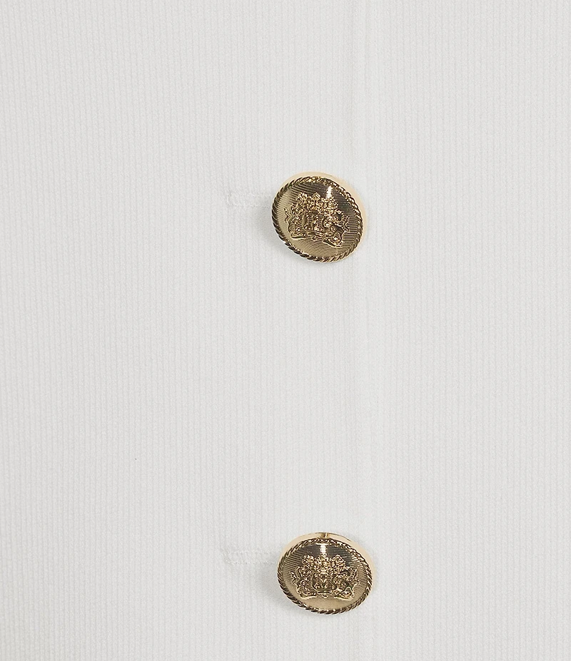 Antonio Melani Halle Gold Button Front Vest