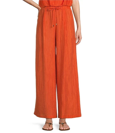 Antonio Melani Coordinating Harley Novelty Crinkle Wide Leg Pants