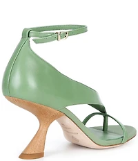 Antonio Melani Harlow Leather Funky Ankle Strap Dress Sandals