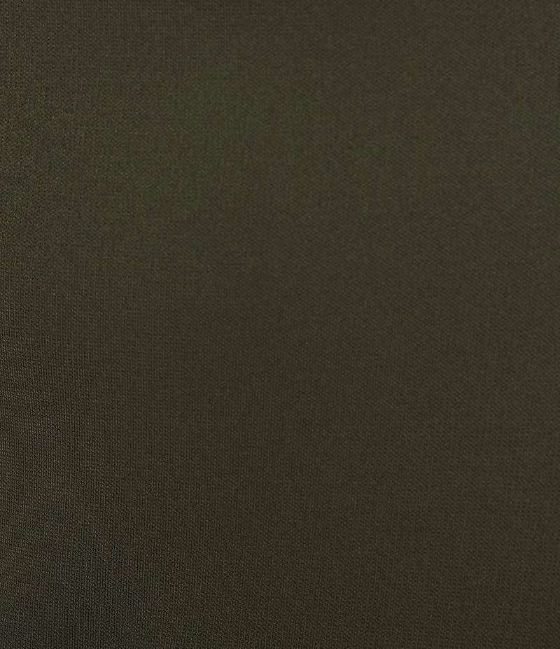 Antonio Melani Harper Matte Jersey Mock Neck Dropped Cap Sleeve Midi Sheath Dress