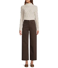 Antonio Melani High Rise Straight Leg Raleigh Pants