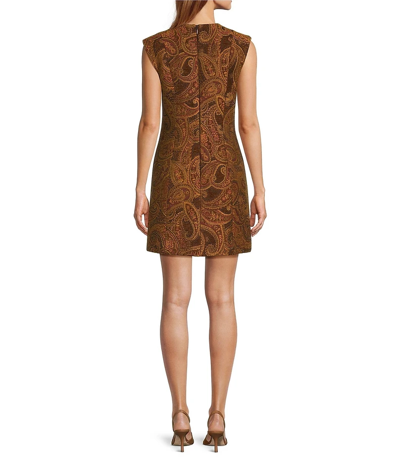 Antonio Melani Honey Jacquard A-Line Sleeveless Coordinating Dress