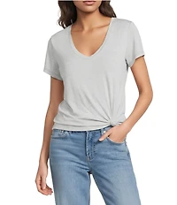 Antonio Melani Impact V-neck Short Sleeve Blouse