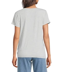 Antonio Melani Impact V-neck Short Sleeve Blouse