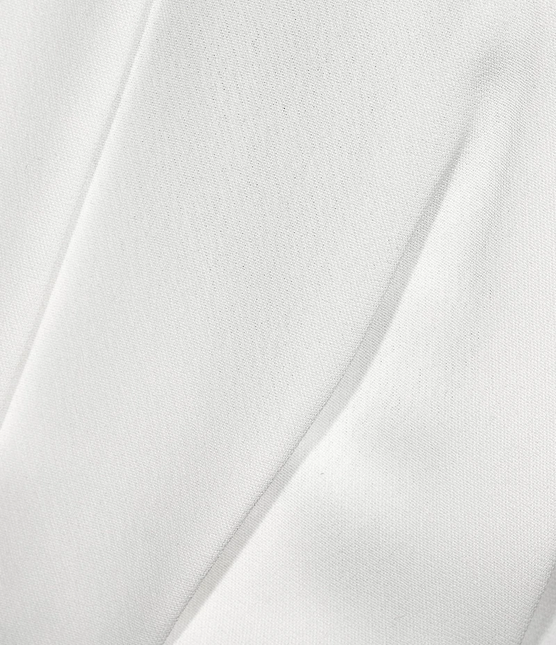Antonio Melani Ira Crepe V-Neck Dropped Long Sleeve Ruched Wrap Blouse