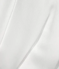 Antonio Melani Ira Crepe V-Neck Dropped Long Sleeve Ruched Wrap Blouse