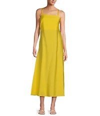 Antonio Melani Isabella Square Neck Sleeveless A-Line Midi Dress