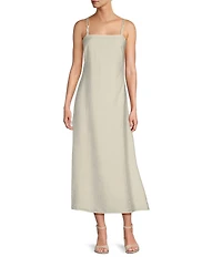 Antonio Melani Isabella Square Neck Sleeveless A-Line Midi Dress