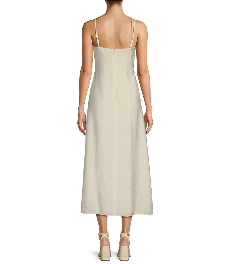 Antonio Melani Isabella Square Neck Sleeveless A-Line Midi Dress