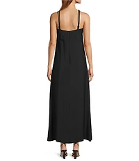 Antonio Melani Isabella Square Neck Sleeveless A-Line Midi Dress