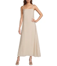 Antonio Melani Isabella Square Neck Sleeveless A-Line Midi Dress