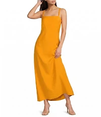 Antonio Melani Isabella Square Neck Sleeveless A-Line Midi Dress