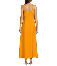 Antonio Melani Isabella Square Neck Sleeveless A-Line Midi Dress