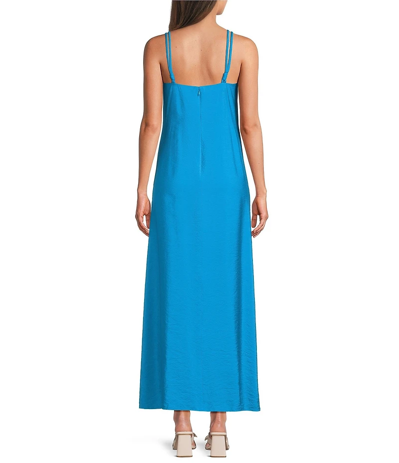 Antonio Melani Isabella Square Neck Sleeveless A-Line Midi Dress