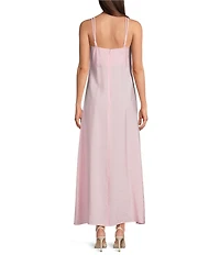 Antonio Melani Isabella Square Neck Sleeveless A-Line Midi Dress
