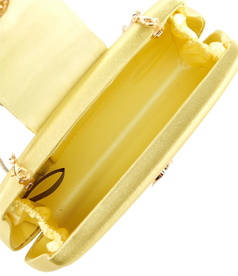 Antonio Melani Jackie Satin Stone Minaudiere Clutch Bag