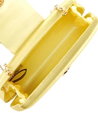 Antonio Melani Jackie Satin Stone Minaudiere Clutch Bag